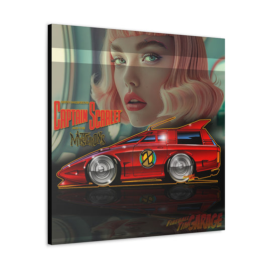 CAPTAIN SCARLET Spectrum Patrol Car Concept Art Canvas MASTERPRINT 3 Sizes