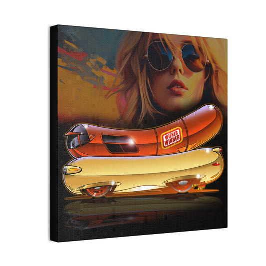 OSCAR MAYER WIENERMOBILE Fireball Canvas Art Wall Print - 11x14