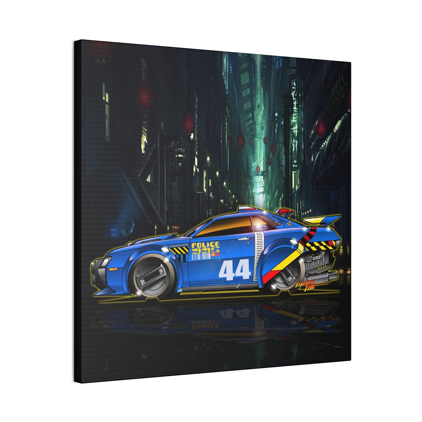 Canvas Stretched Print - BLADE RUNNER Toyota Police Movie Car