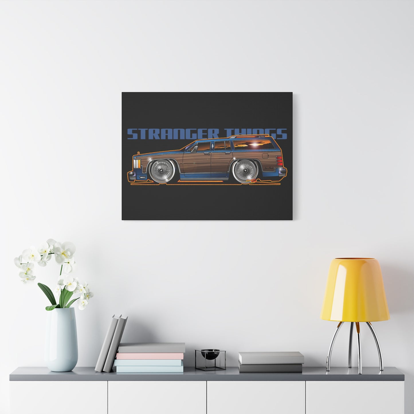 STRANGER THINGS Mercury Colony Park Wagon Collectible Canvas Art Wall Print - Multiple Sizes
