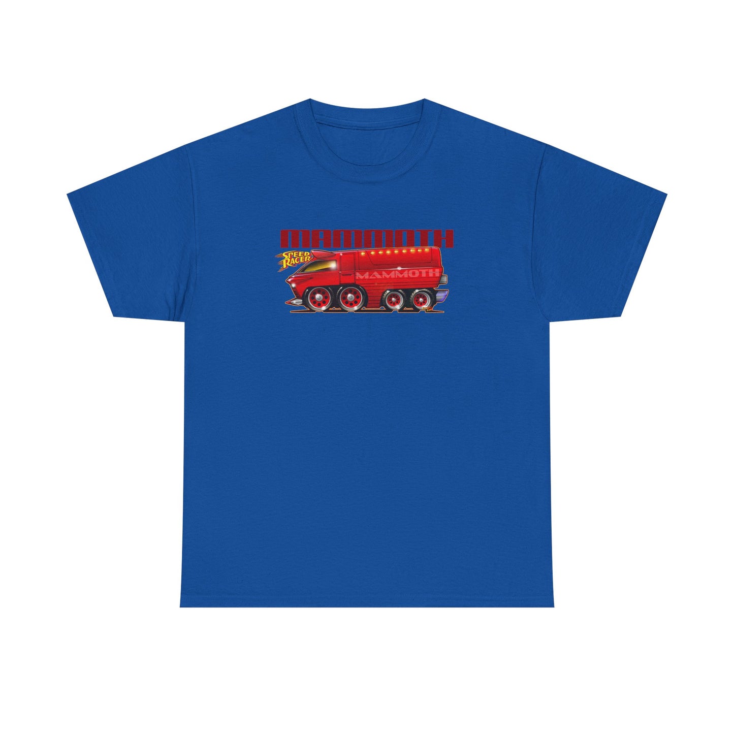 SPEED RACER MAMMOTH CAR Fireball Art Tee Shirt - Multiple Colors