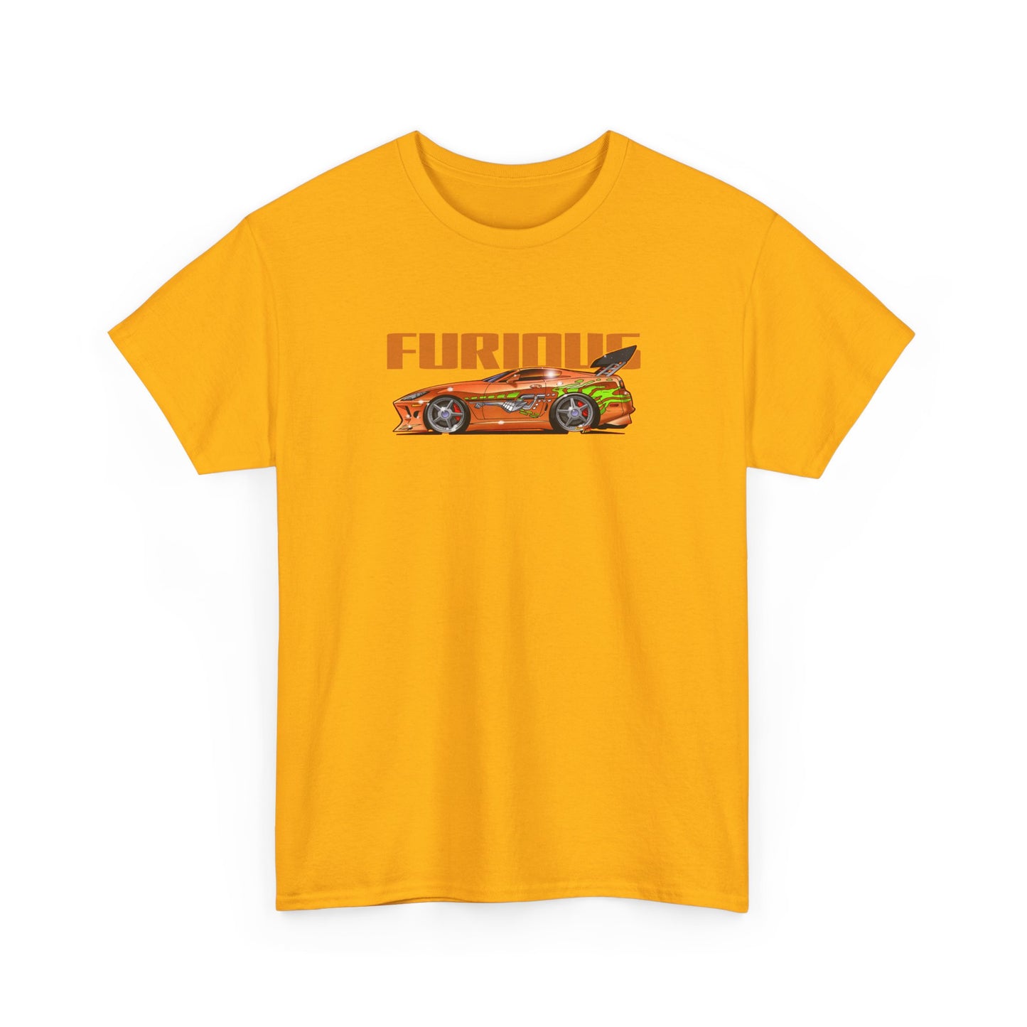 FAST & FURIOUS 1994 TOYOTA SUPRA MK IV Fireball Art Tee Shirt - Multiple Sizes