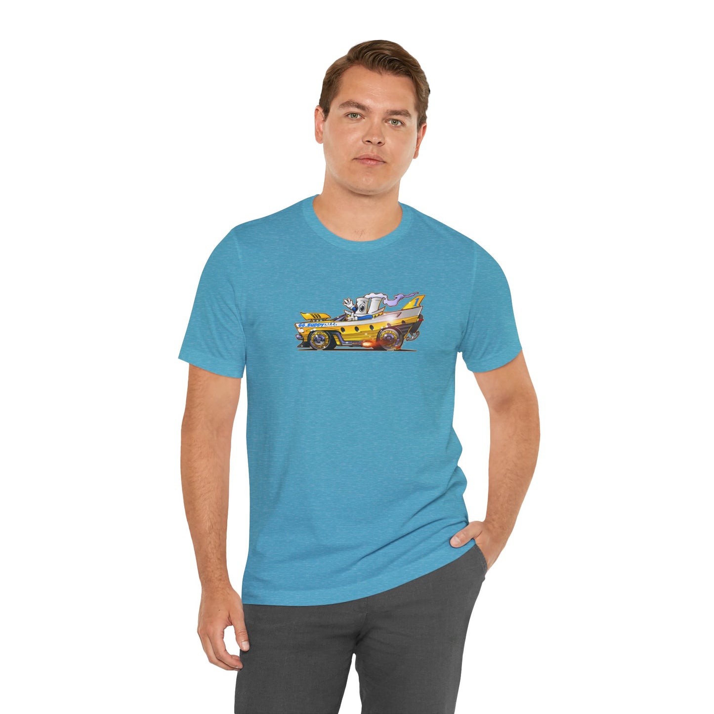 BUDDY CRUISE BUDDYMOBILE Custom Car Art Short Sleeve Tee in 17 Colors