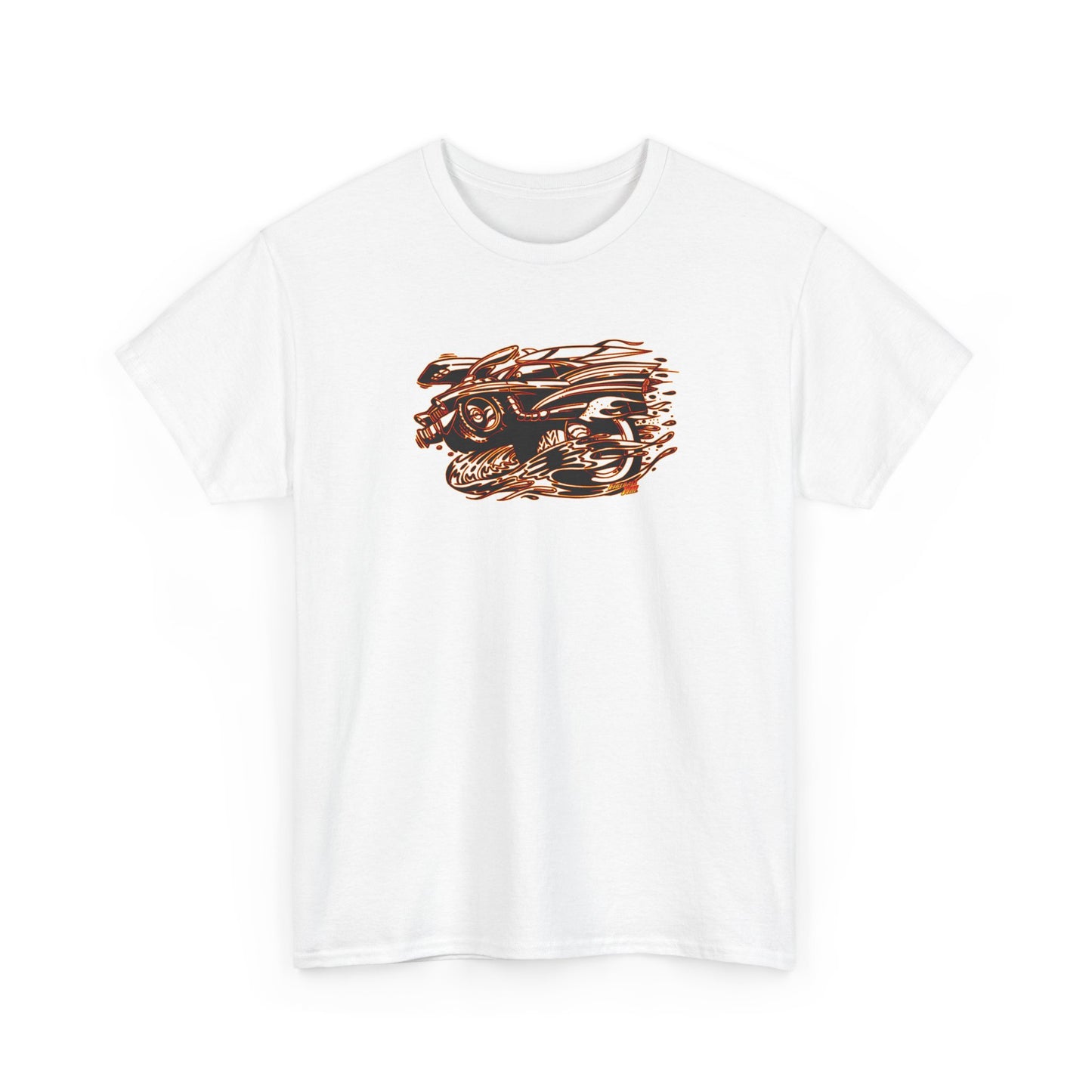 HOT ROD CHEVY Muscle Car Fireball Tee Shirt - Multiple Colors