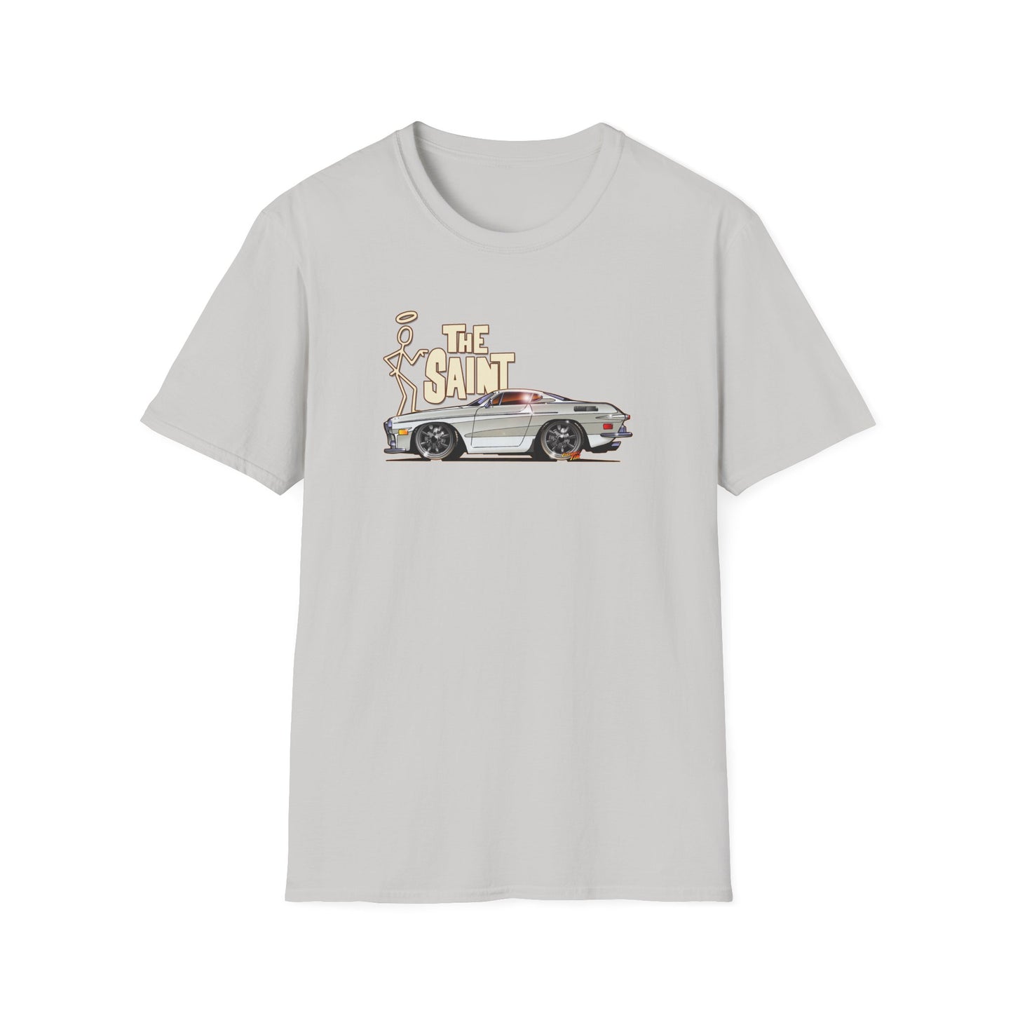 THE SAINT 1967 VOLVO 1800 S ST1 Concept Art Unisex Softstyle T-Shirt 13 Colors