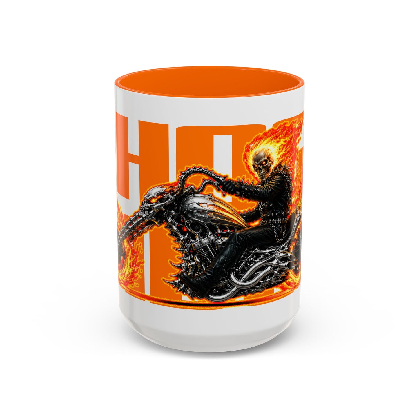 GHOST RIDER CHOPPER Collectible Fireball Art Coffee Mug - 2 Sizes