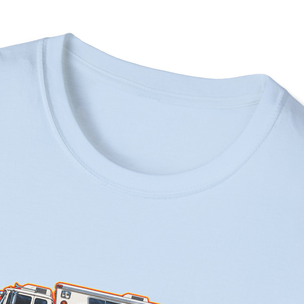 FIRE TRUCK Collectible Fireball Art TeeShirt