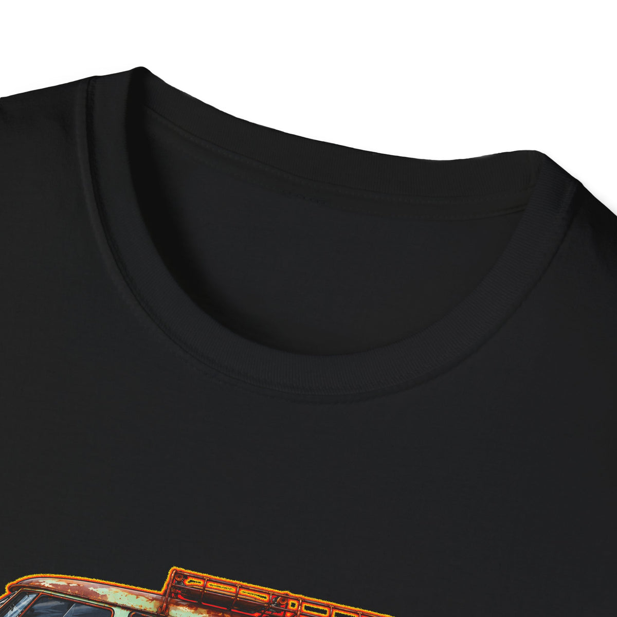 KUSTOM VW VOLKSWAGEN BUS Collectible Fireball Art TeeShirt
