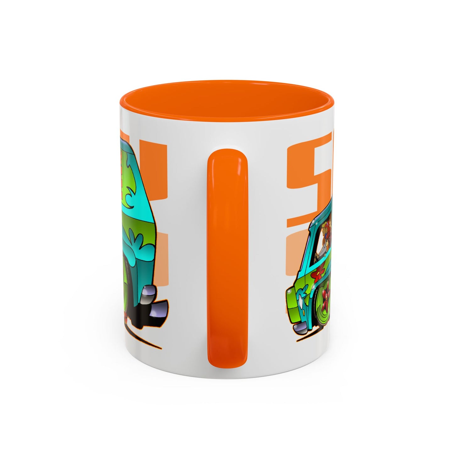 SCOOBY DOO MYSTERY MACHINE VAN Collectible Fireball Art Coffee Mug - 2 Sizes