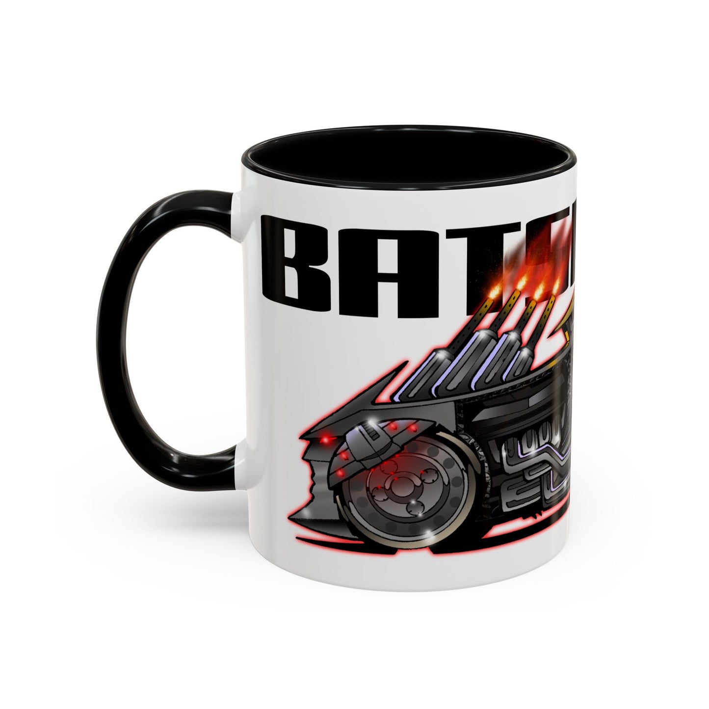 BATSHAKER BATMOBILE Batman Collectible Coffee Art Mug 2 Sizes
