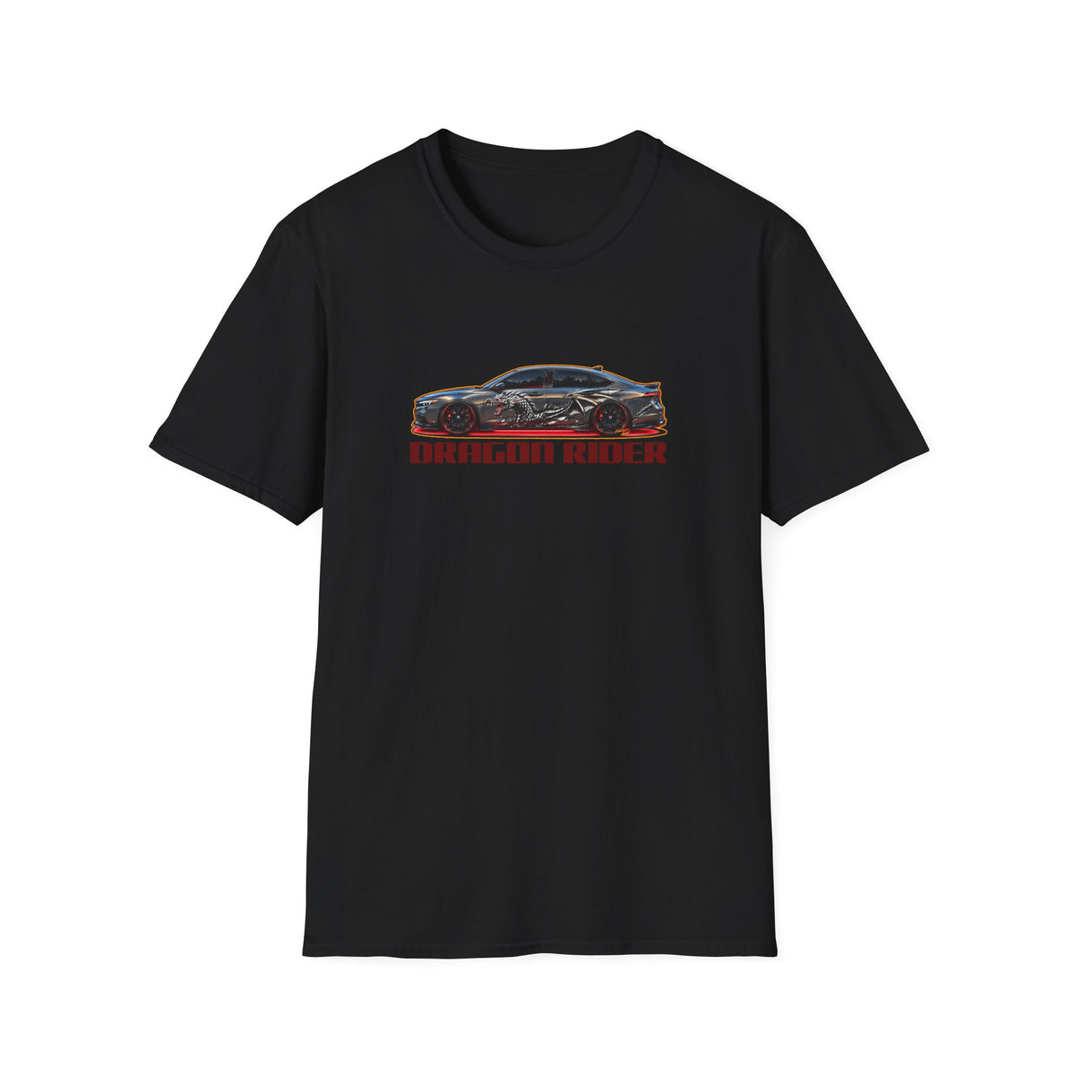 HONDA ACCORD 2025 Dragon Rider Collectible Fireball Art TeeShirt