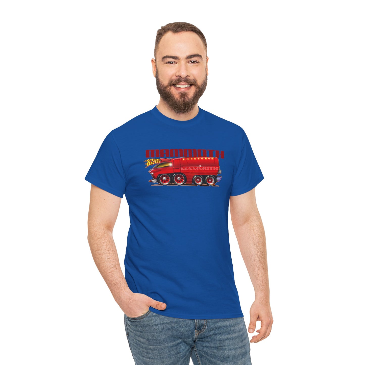 SPEED RACER MAMMOTH CAR Fireball Art Tee Shirt - Multiple Colors
