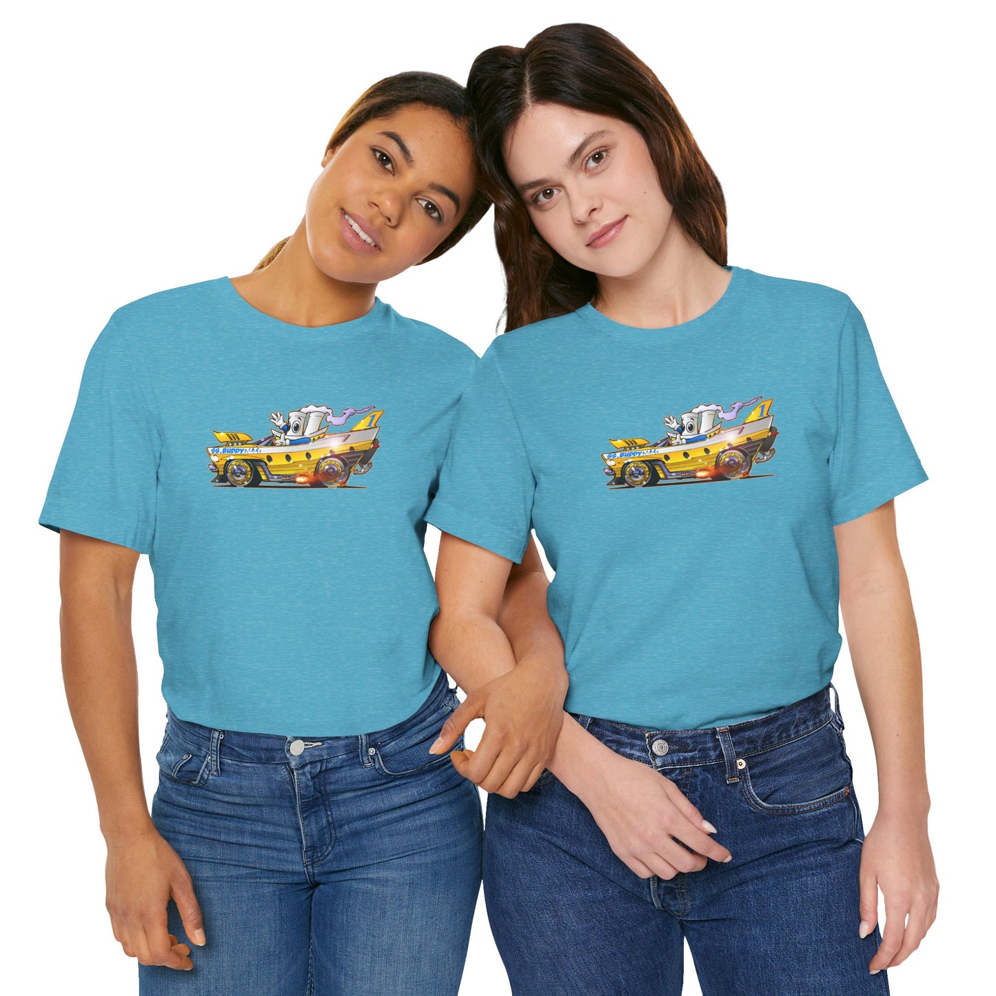 BUDDY CRUISE BUDDYMOBILE Custom Car Art Short Sleeve Tee in 17 Colors