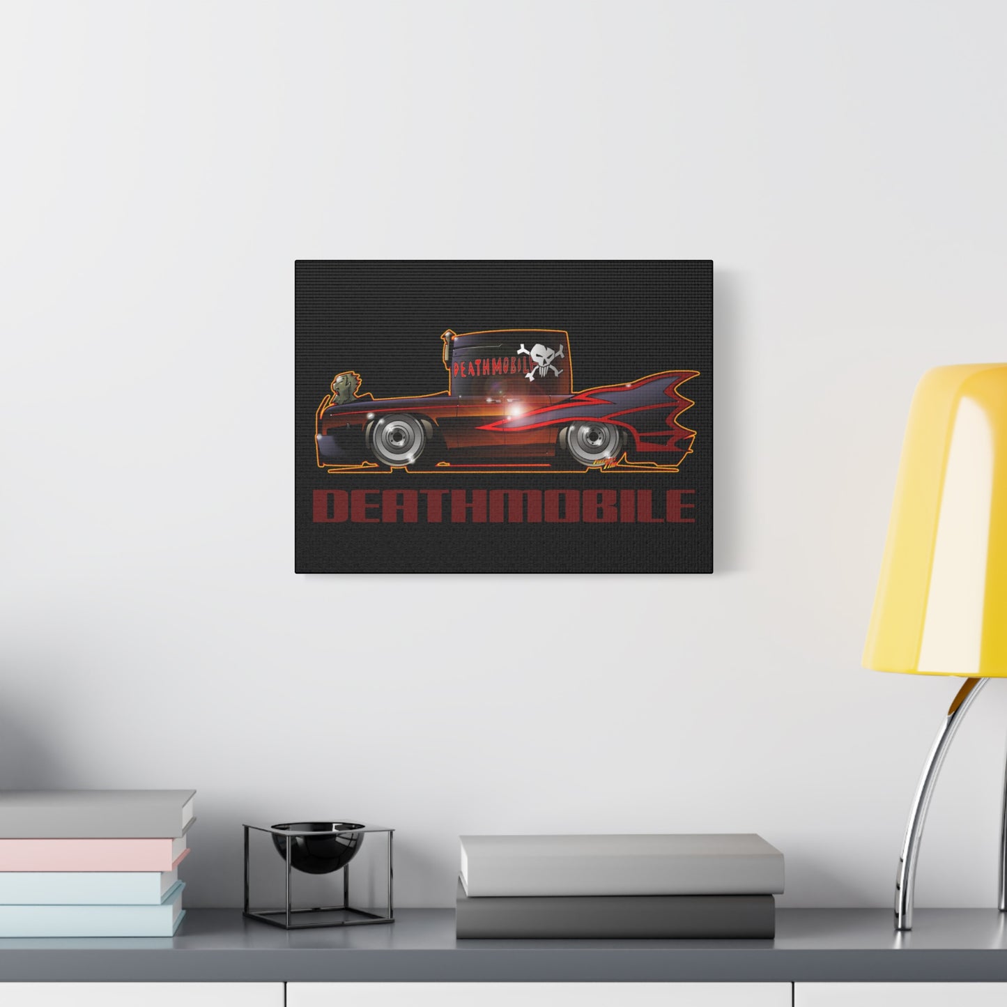 ANIMAL HOUSE DEATHMOBILE Fireball Art Canvas Wall Print