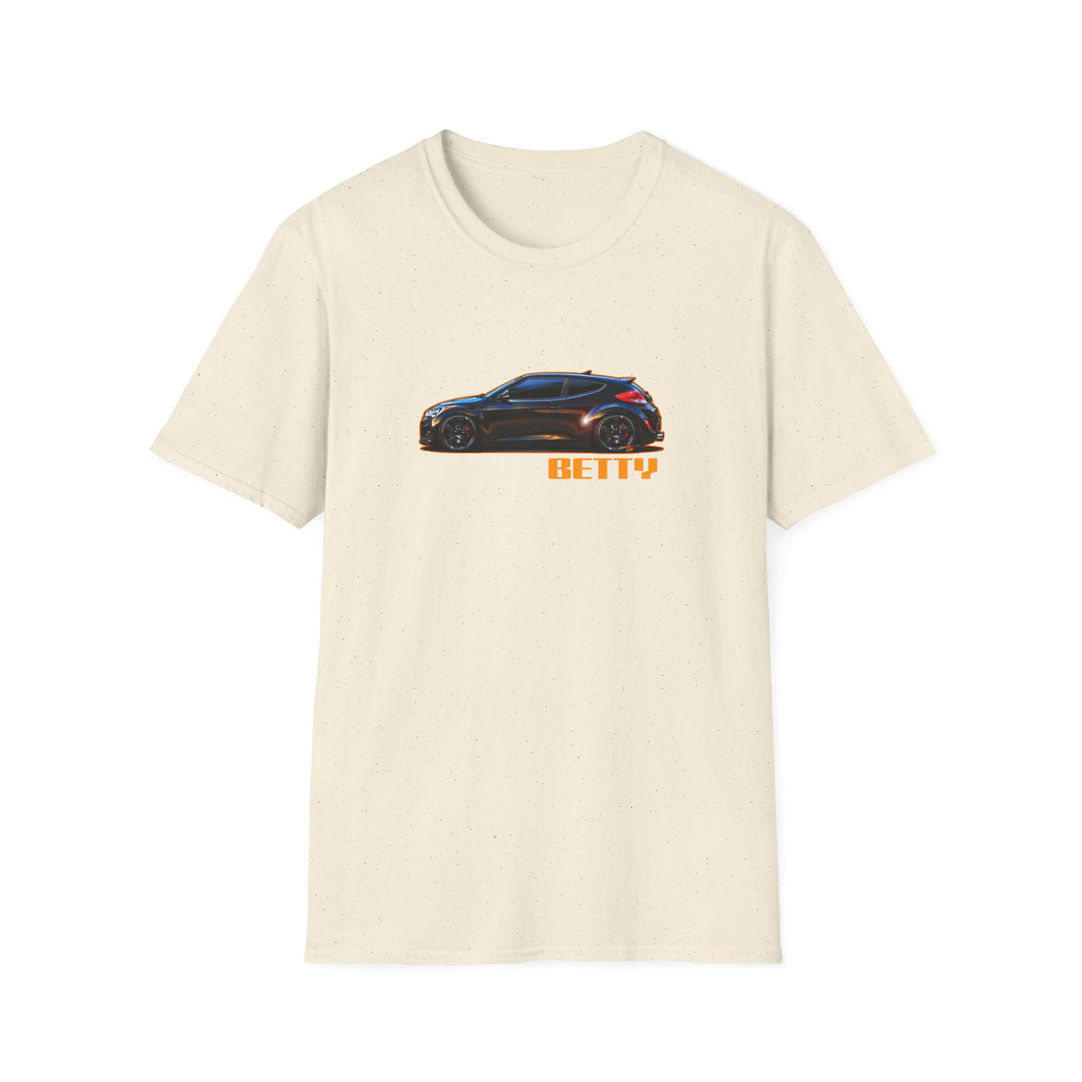 HYUNDAI VELOSTER 2012 Black Betty Collectible Fireball Art TeeShirt