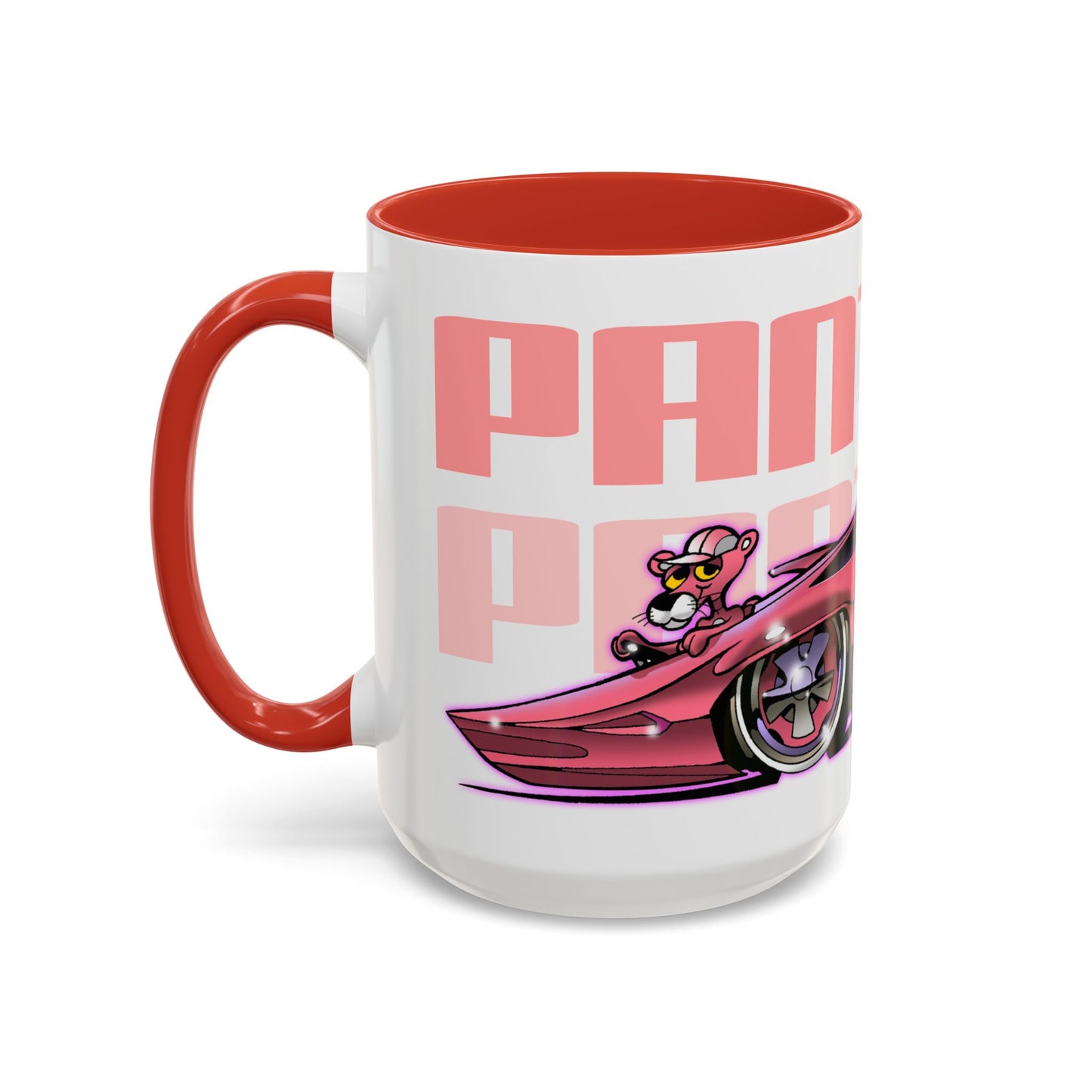 PINK PANTHER PANTHERMOBILE Collectible Coffee Art Mug - 2 Sizes