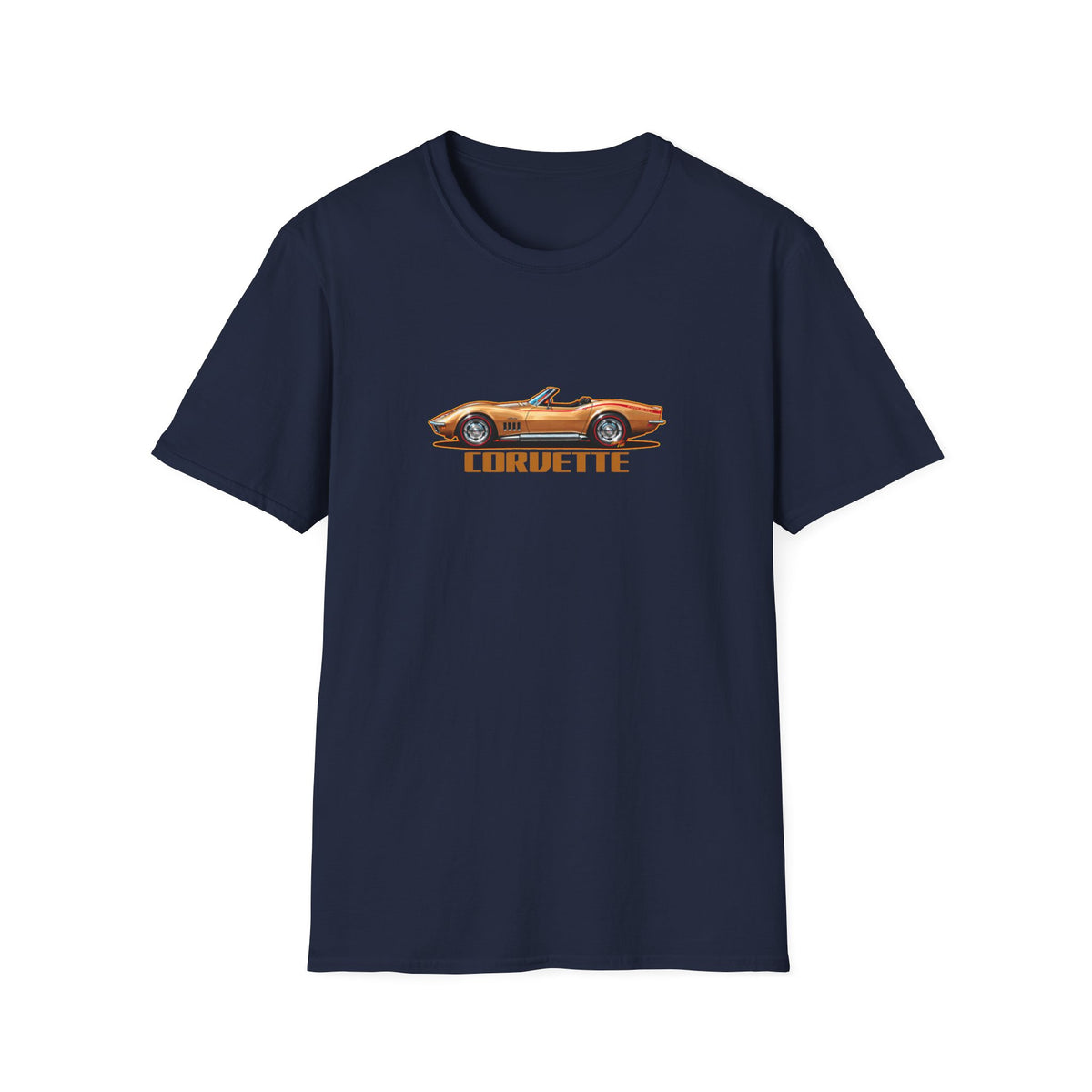 CHEVROLET CORVETTE 1969 Collectible Fireball Art TeeShirt