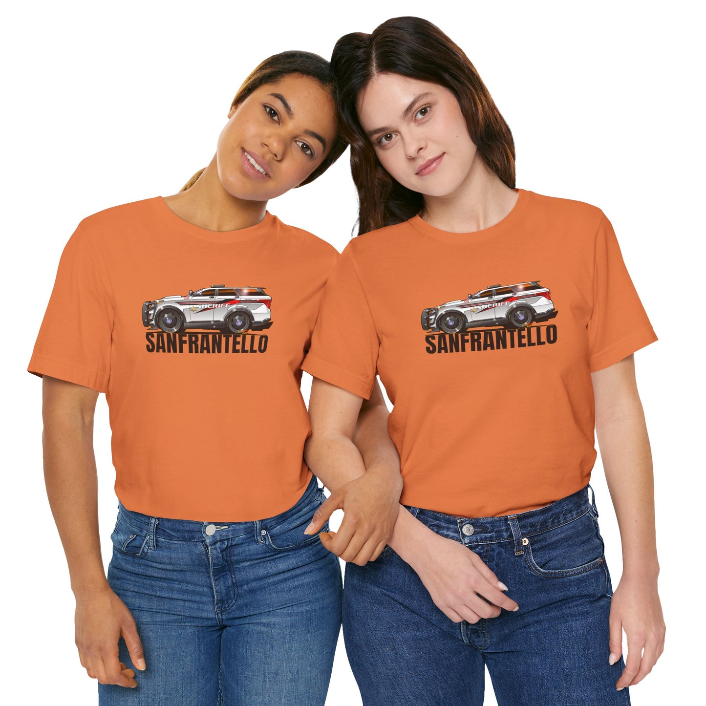 FORD EXPLORER POLICE CRUISER Sanfrantello 09 Tribute Concept Art Short Sleeve Tee 12 Colors