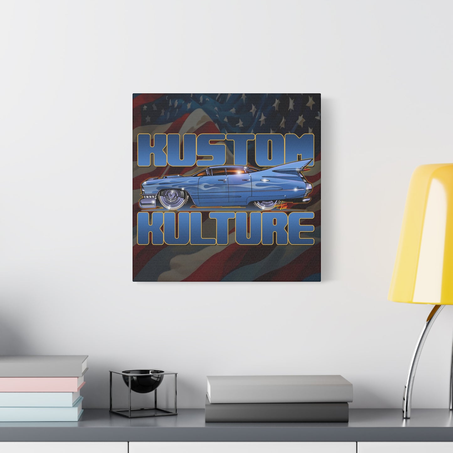 CADILLAC KUSTOM CULTURE 1959 Collectible Canvas Art Print