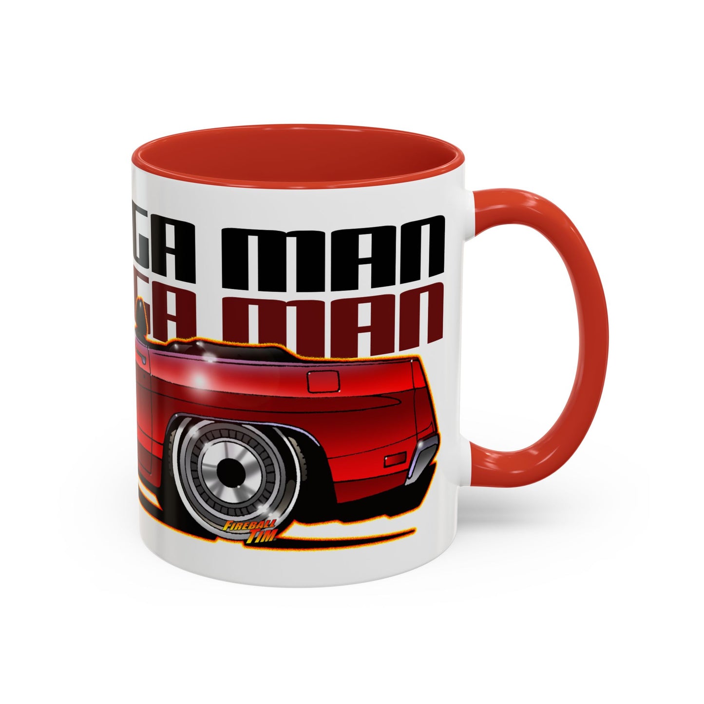 THE OMEGA MAN 1970 Ford Galaxie XL Fireball Art Collectible Coffee Mug - 2 Sizes