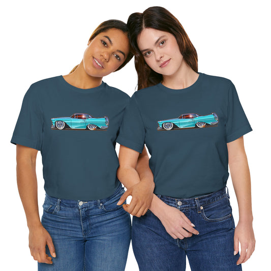 CHEVROLET CUSTOM COUPE 1954 Concept Art Short Sleeve Tee 12 Colors