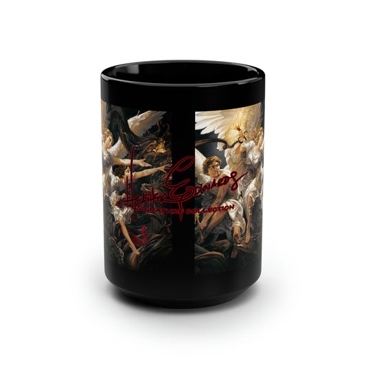 Heather Edwards Signature Collection THE RESCUE 15oz Black Mug-Mug-Fireball Tim Garage