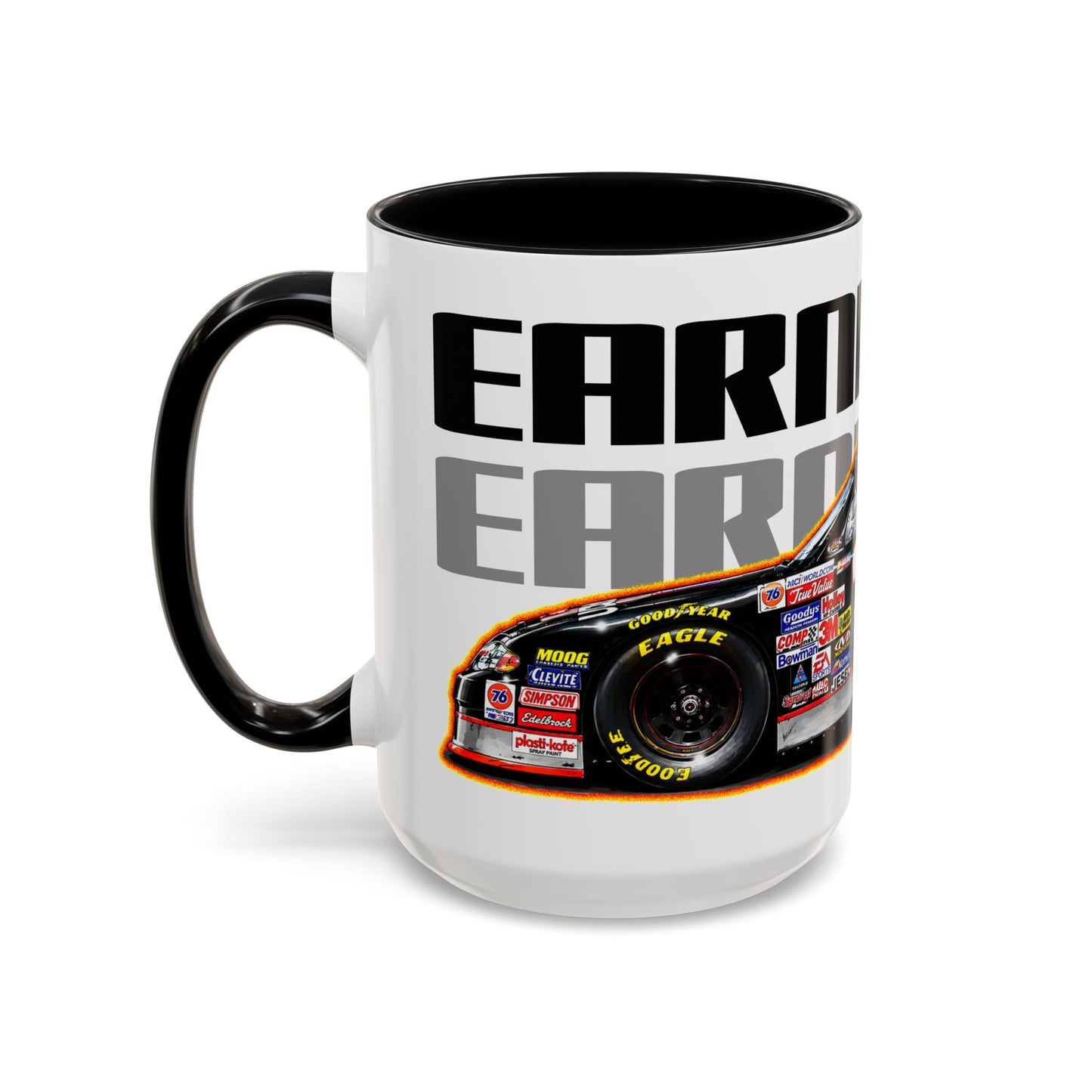 DALE EARNHARDT NASCAR Chevrolet 3 Collectible Fireball Art Coffee Mug - 2 Sizes
