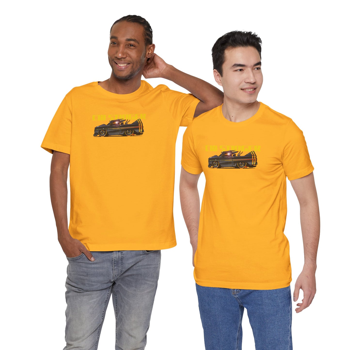 CHEVROLET C10 1960 Stinger Pickup Truck Custom Short Sleeve Tee 8 Colors