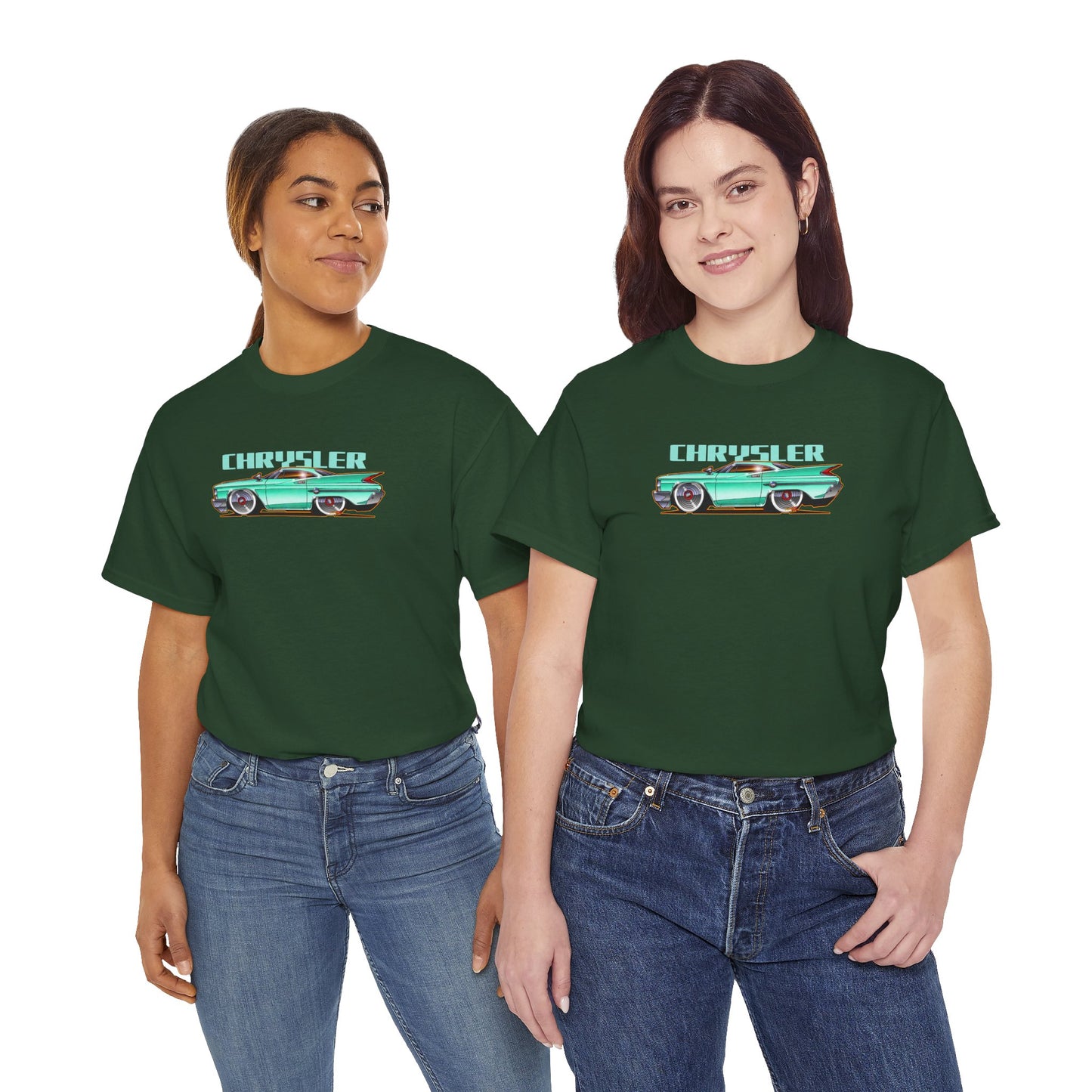 CHRYSLER 300F 1960 Fireball Classic Car Art Tee Shirt - Multiples