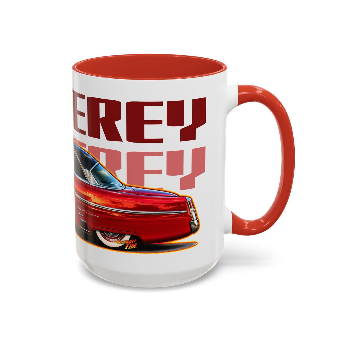 MERCURY MONTEREY 1953 Collectible Fireball Art Coffee Mug - 2 Sizes