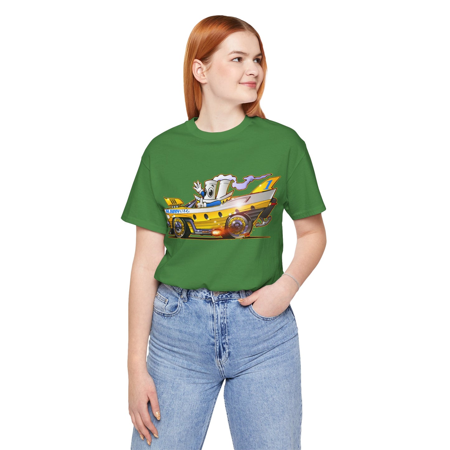 BUDDY CRUISE BUDDYMOBILE Custom Car Art Short Sleeve Tee in 17 Colors