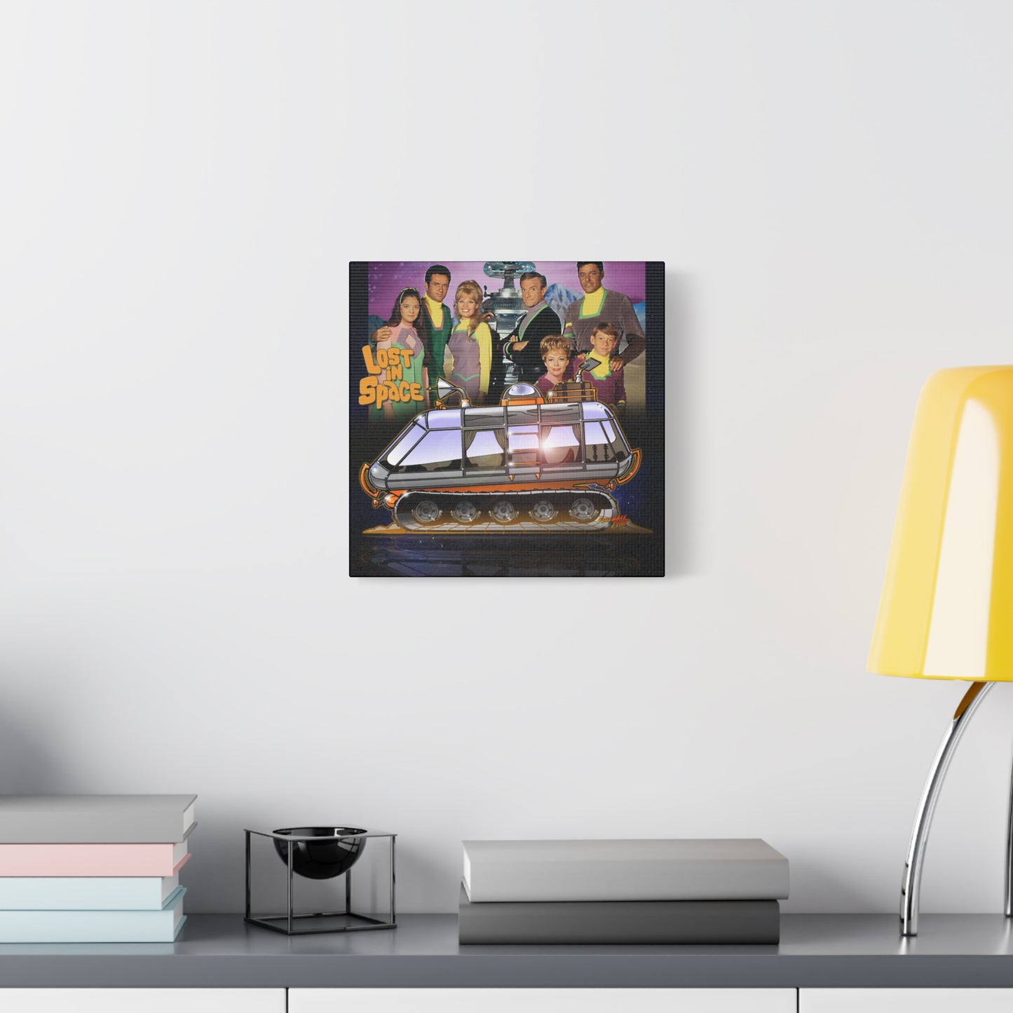 LOST in SPACE Classic TV Chariot Canva Art Wall Print