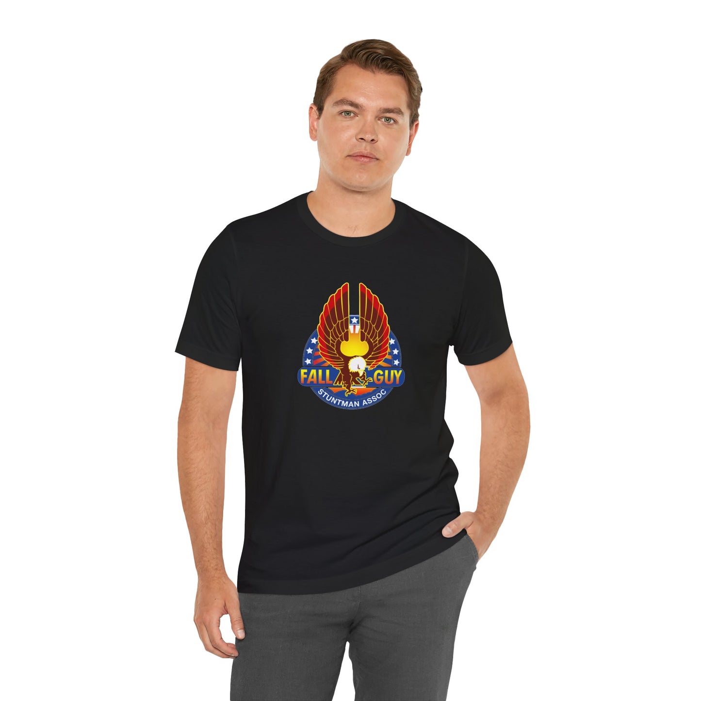 THE FALL GUY Stuntman Association Unisex Jersey Short Sleeve Tee - 12 Colors