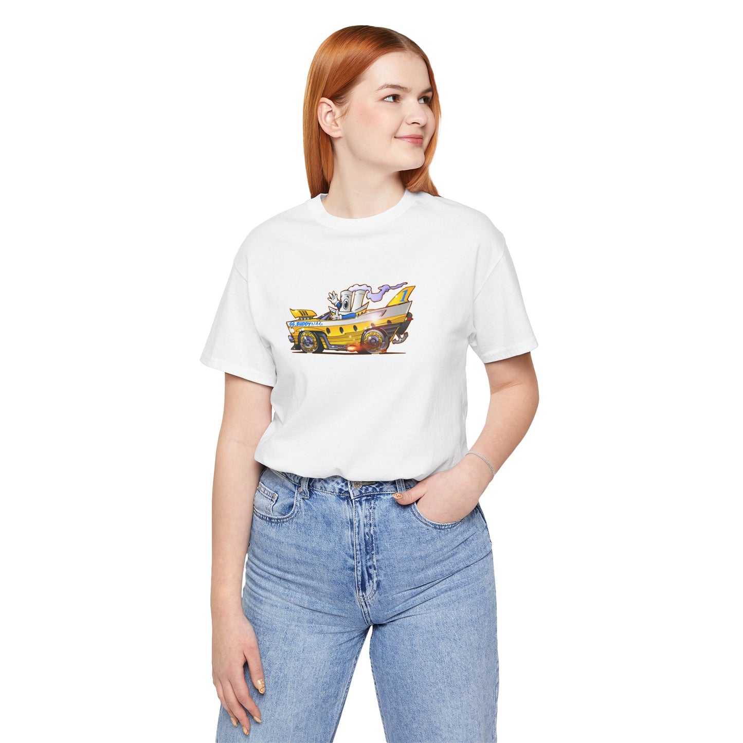 BUDDY CRUISE BUDDYMOBILE Custom Car Art Short Sleeve Tee in 17 Colors