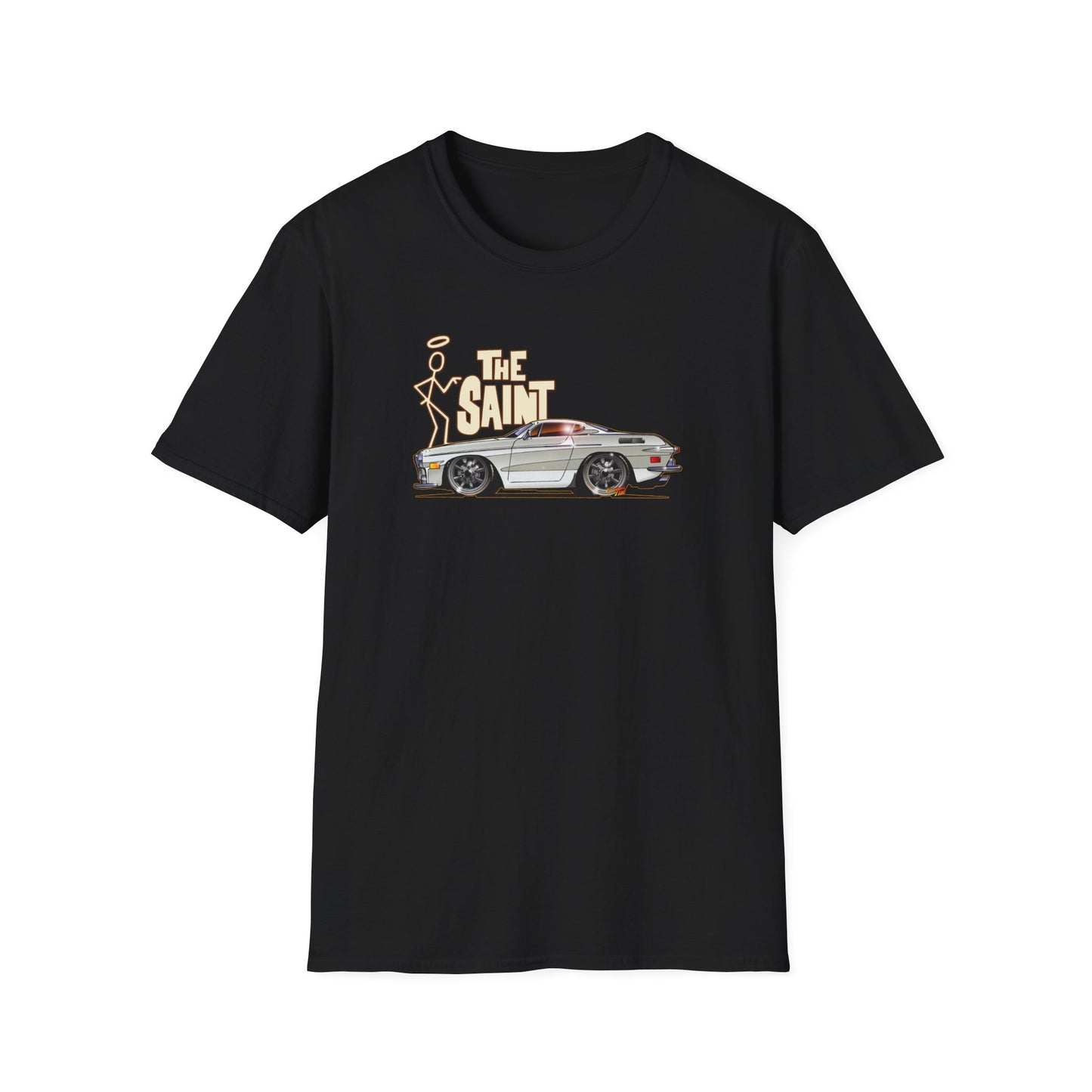 THE SAINT 1967 VOLVO 1800 S ST1 Concept Art Unisex Softstyle T-Shirt 13 Colors