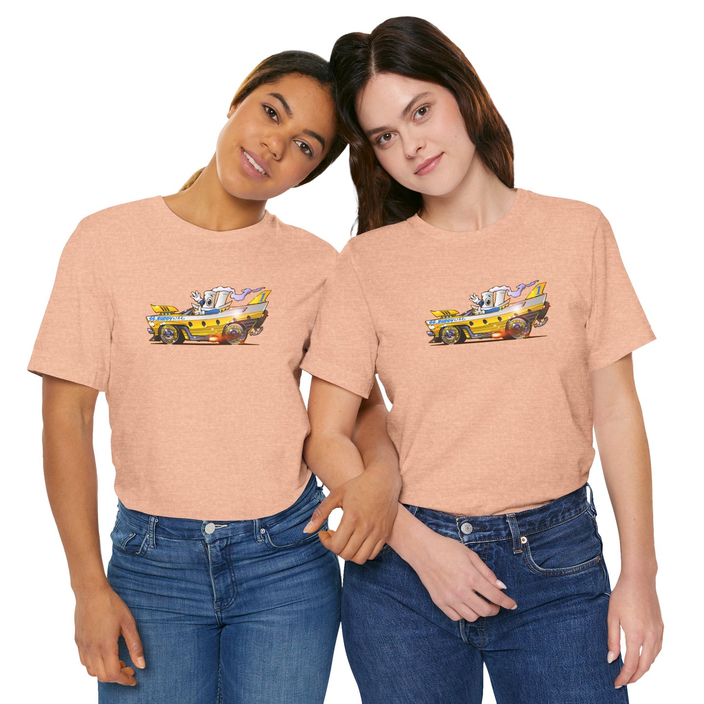 BUDDY CRUISE BUDDYMOBILE Custom Car Art Short Sleeve Tee in 17 Colors