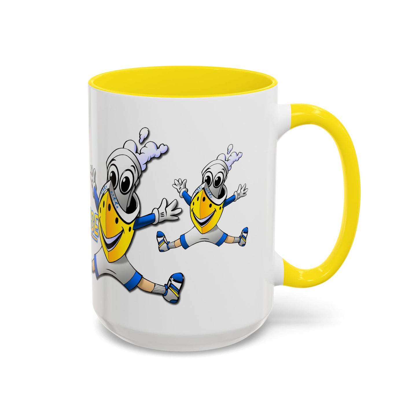 BUDDY CRUISE Mascot Jumping Coffee Mug — 11/15oz Multiple Colors