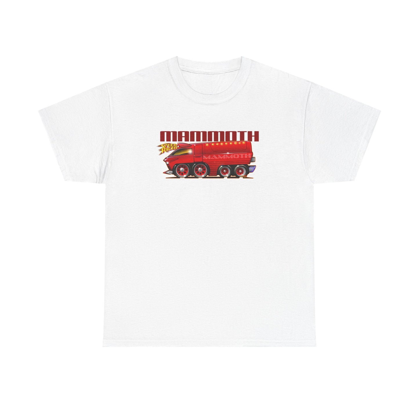 SPEED RACER MAMMOTH CAR Fireball Art Tee Shirt - Multiple Colors