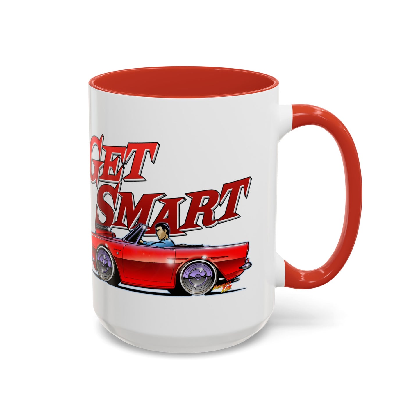 GET SMART TV Show 1965 Sunbeam Tiger Concept Art Coffee Mug 11 & 15oz