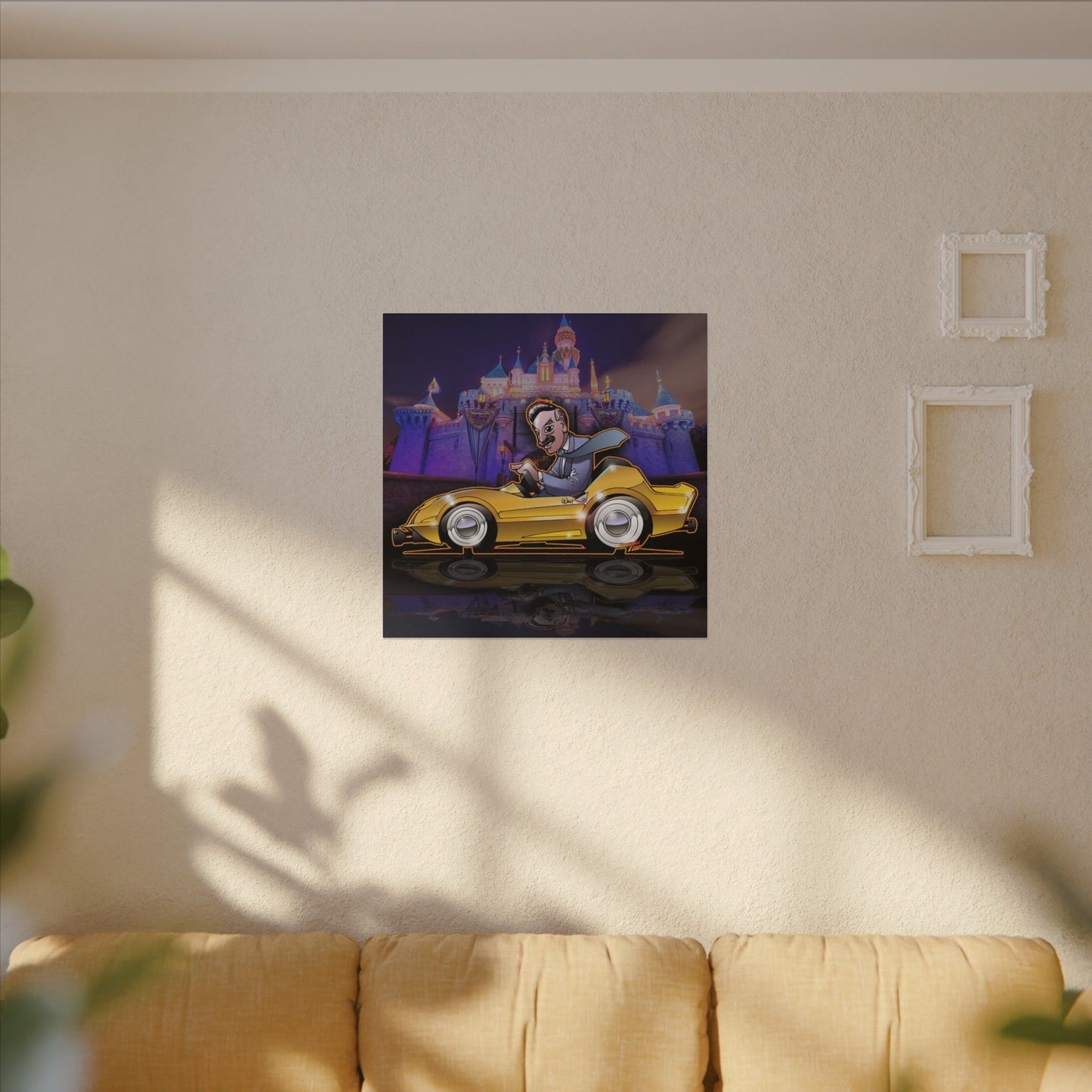 AUTOPIA CLASSIC Walt Disney Fireball Art Canvas Print