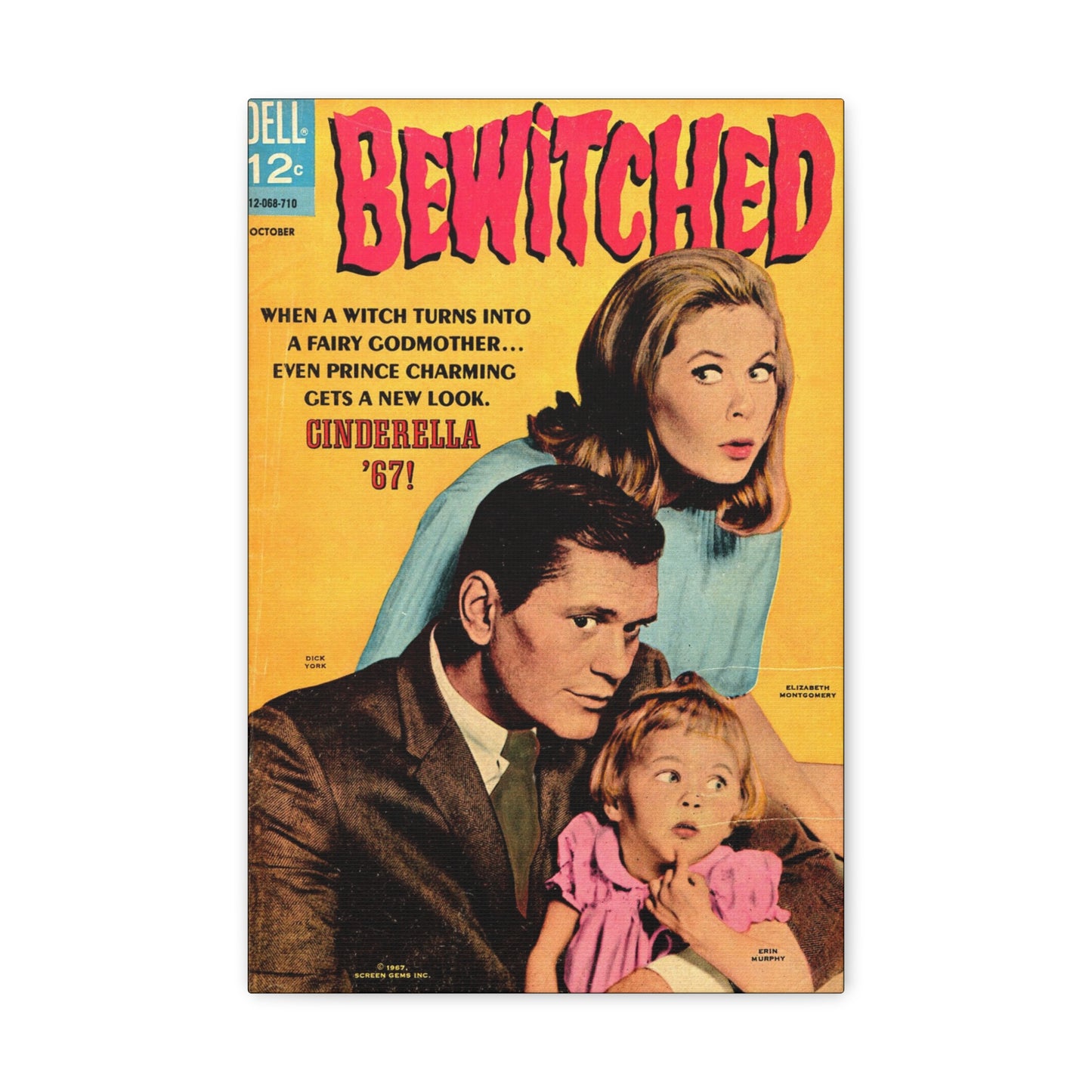 BEWITCHED TV Show Pop Culture Canvas Gallery Art Print 12x18