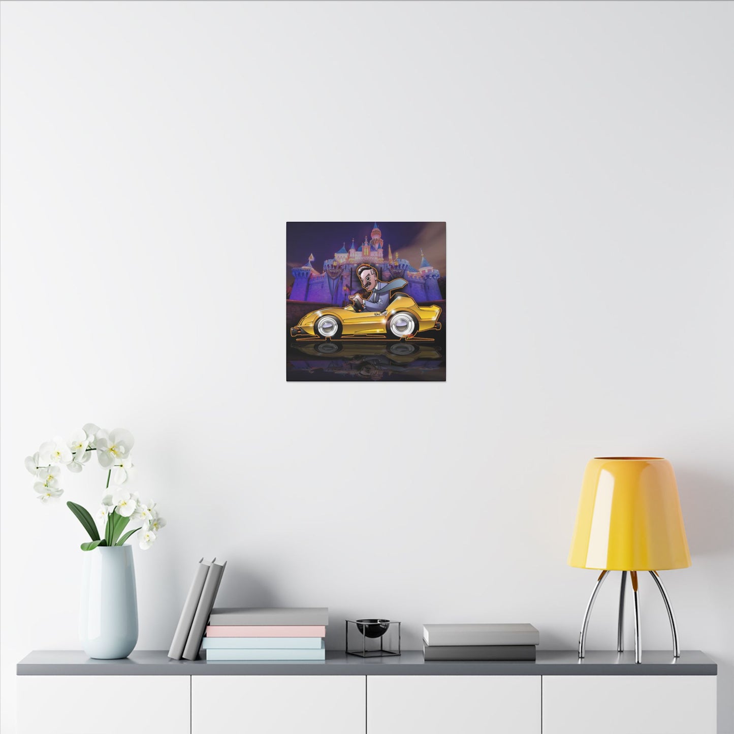 AUTOPIA CLASSIC Walt Disney Fireball Art Canvas Print