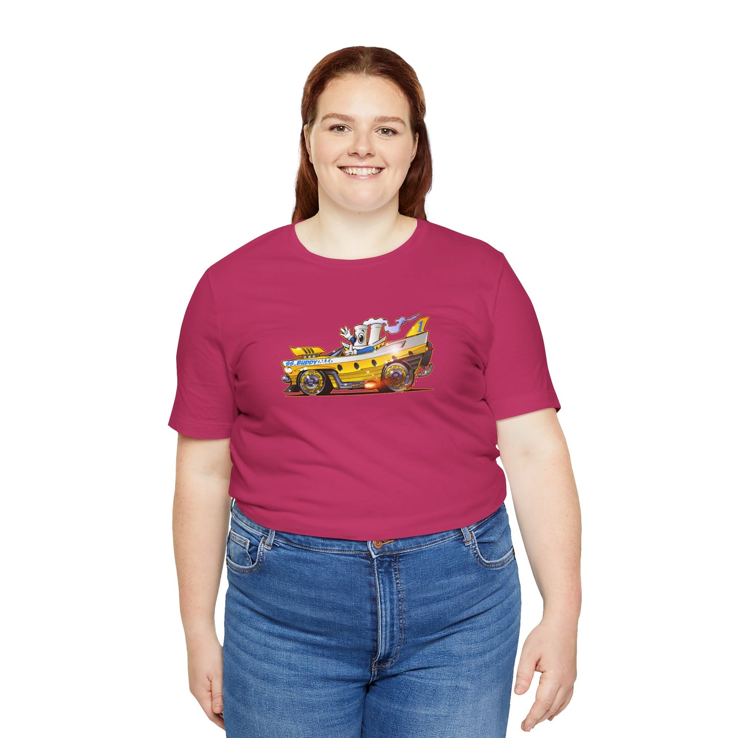 BUDDY CRUISE BUDDYMOBILE Custom Car Art Short Sleeve Tee in 17 Colors