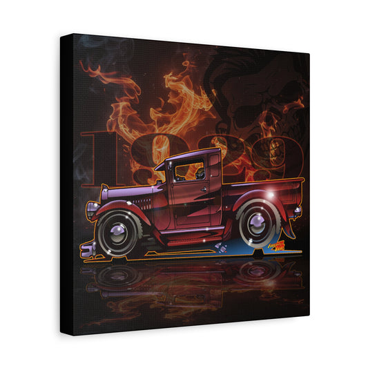 1929 Ford Truck Artwork - Vintage Truck Canvas Art | Classic Car Wall Decor | Home Decor | Gift for Car Enthusiasts, Auto Lover's Gif