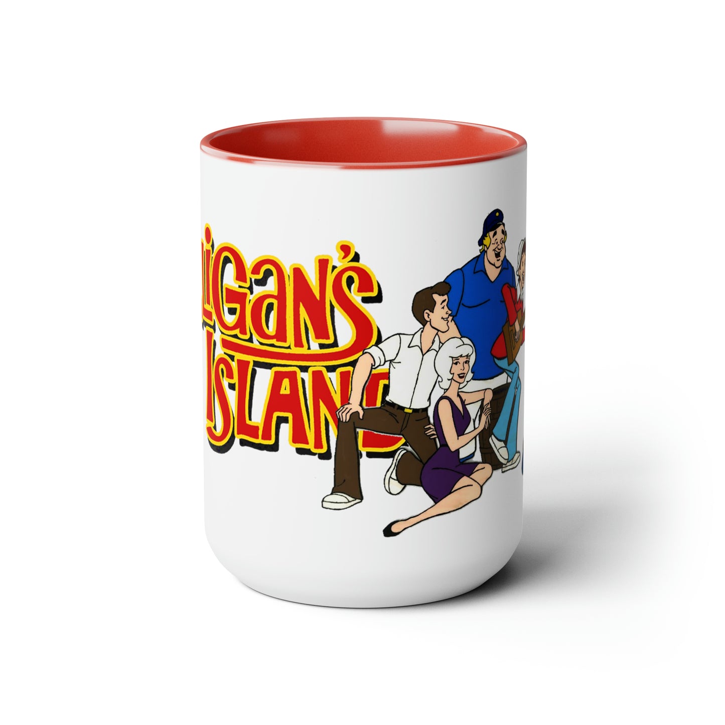 GILLIGANS ISLAND Cartoon TV Show Coffee Mug 15oz