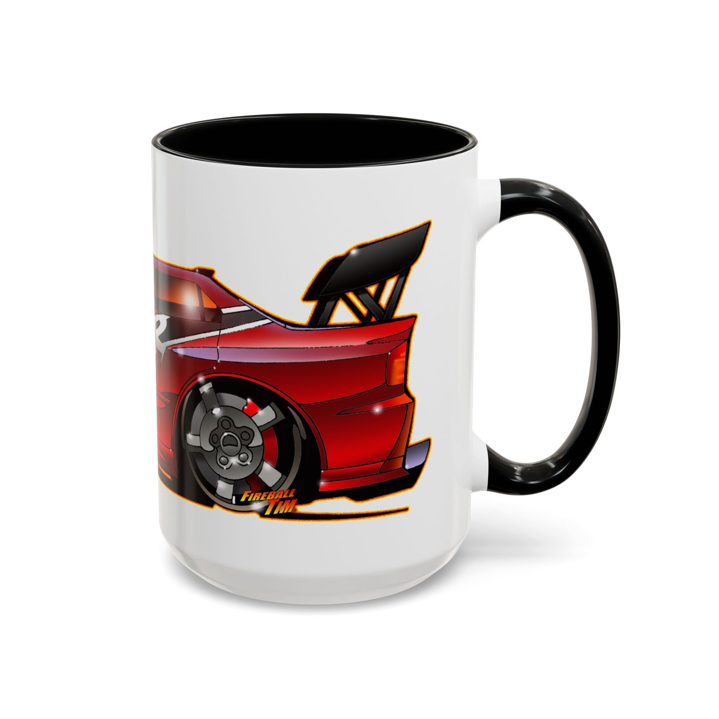 FAST AND FURIOUS MITSUBISHI LANCER EVOLUTION Concept Art Coffee Mug 2 Sizes-Mug-Fireball Tim Garage