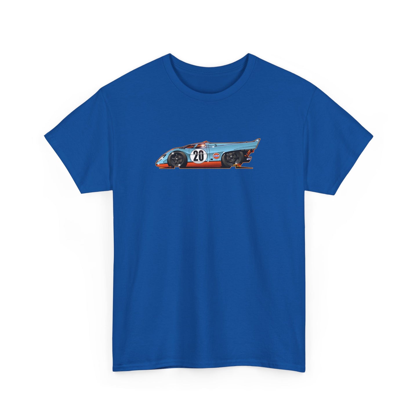 LE MANS Steve McQueen Porsche 917K Collectible Fireball Art Tee Shirt - Multiple Colors