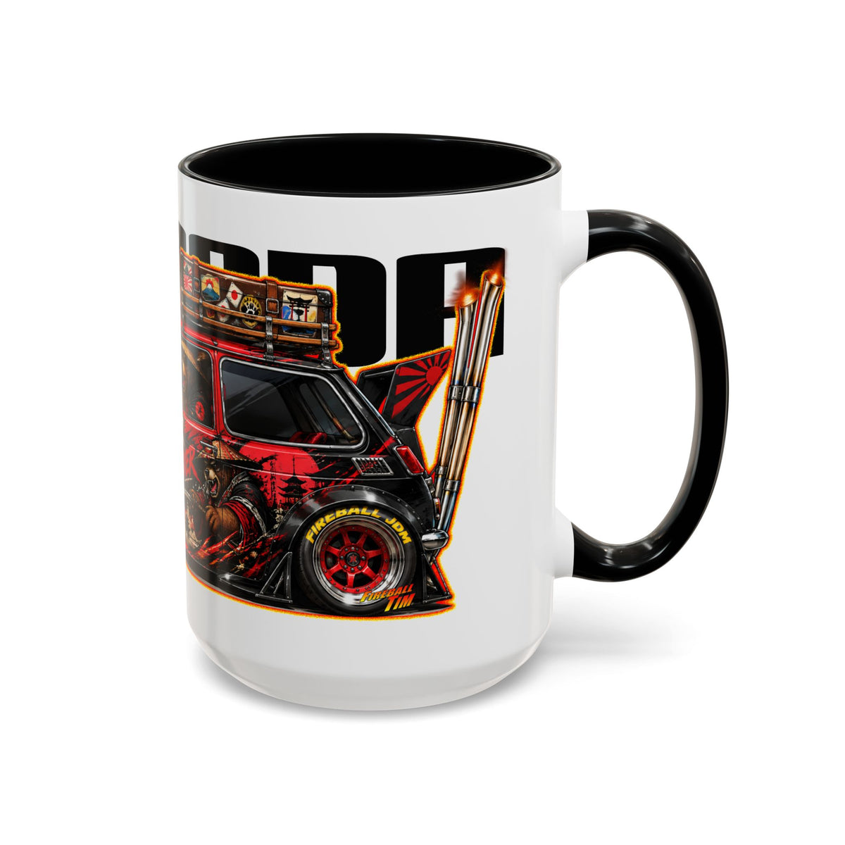 JDM 1967 HONDA 600 Collectible Fireball Art Coffee Mug - 2 Sizes