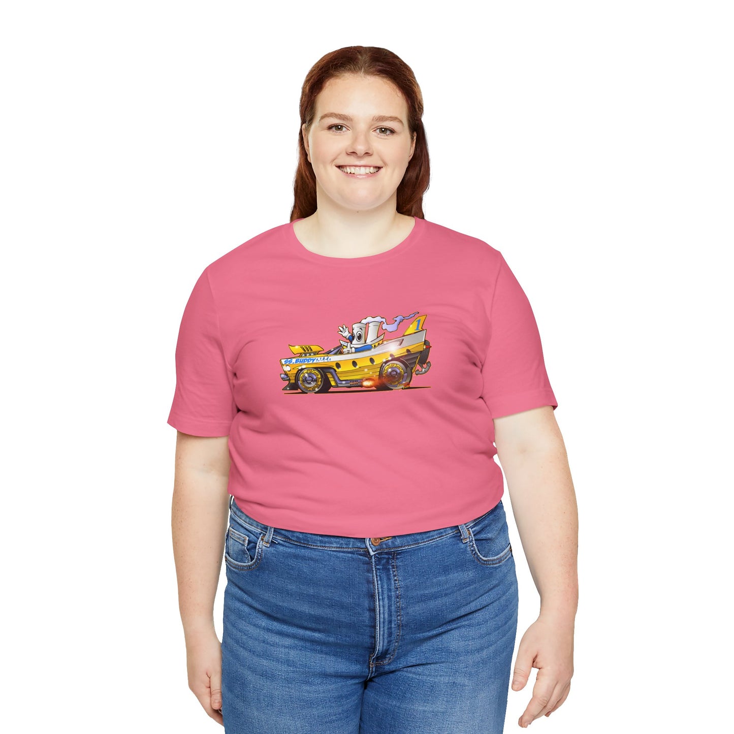 BUDDY CRUISE BUDDYMOBILE Custom Car Art Short Sleeve Tee in 17 Colors