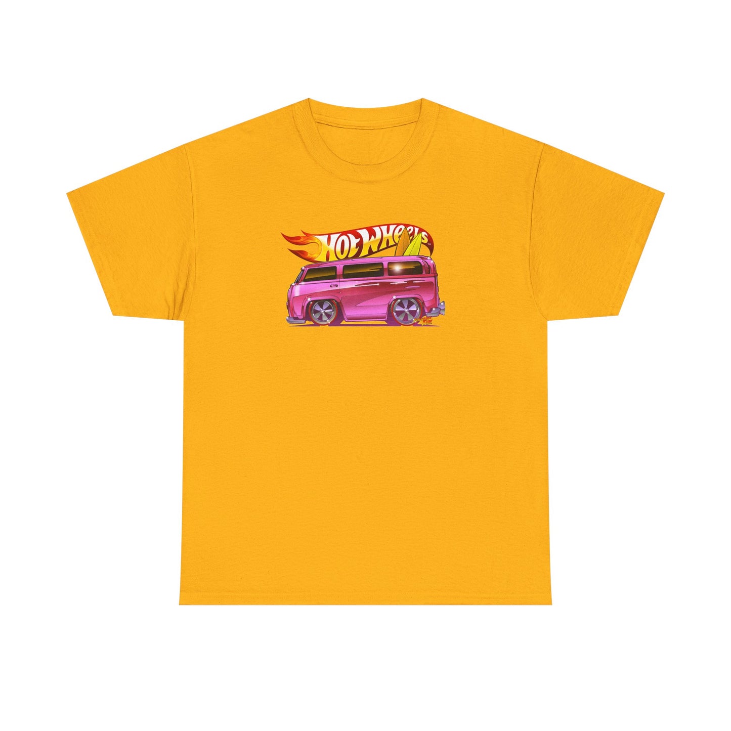 HOT WHEELS PINK BEACH BOMB BUS Tee Shirt - Multiple Colors